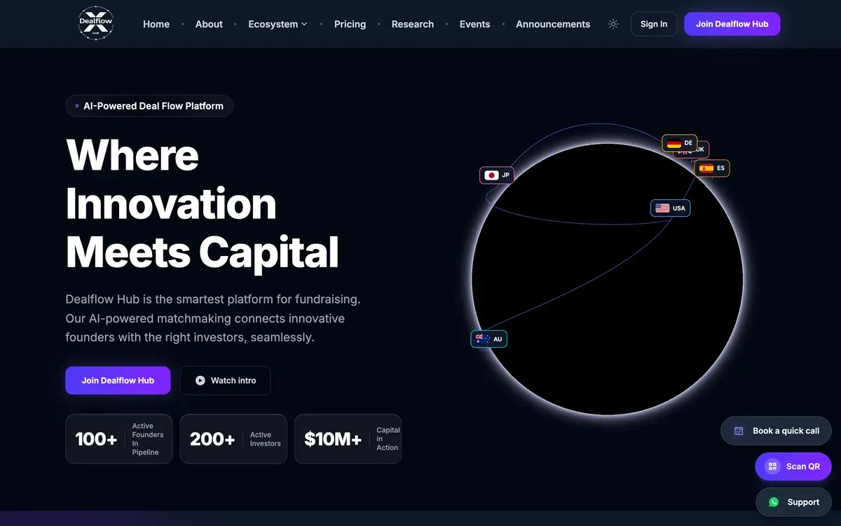 DealFlow Hub website