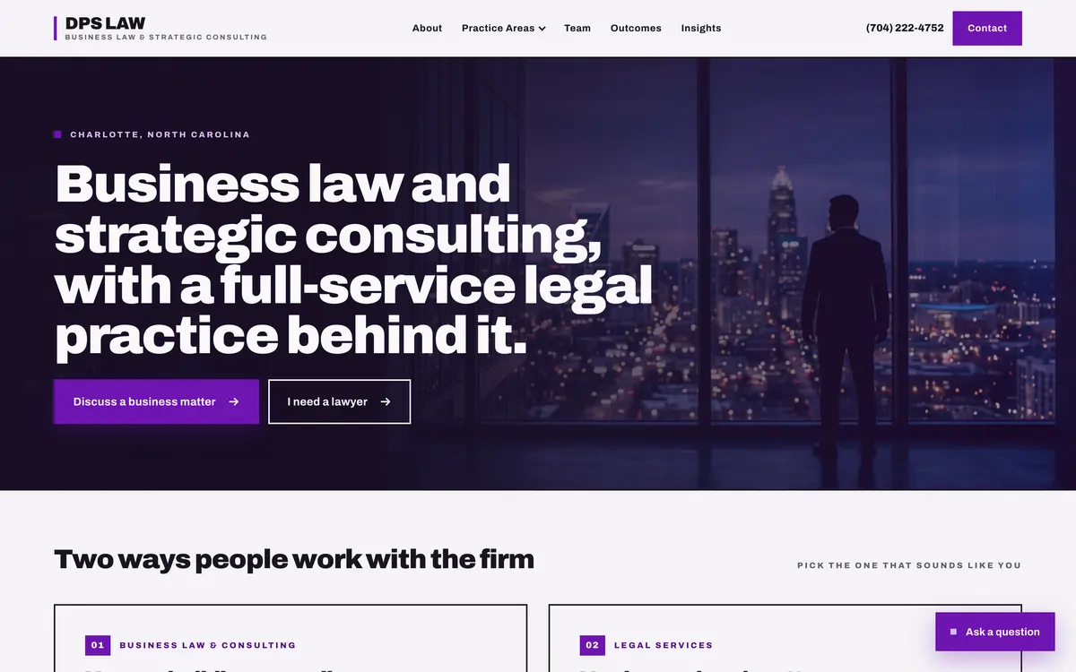DPS Law website